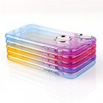 Wholesale iPhone X (Ten) Two Tone Color Hybrid Case (Hotpink Blue)
